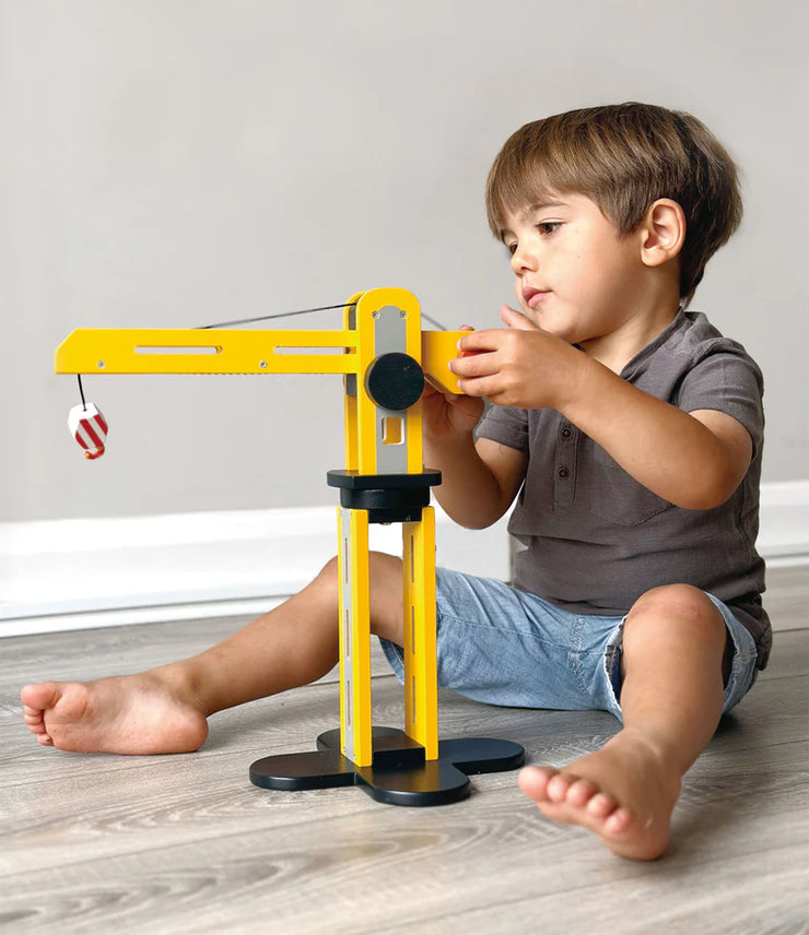 Wooden Big Yellow Crane