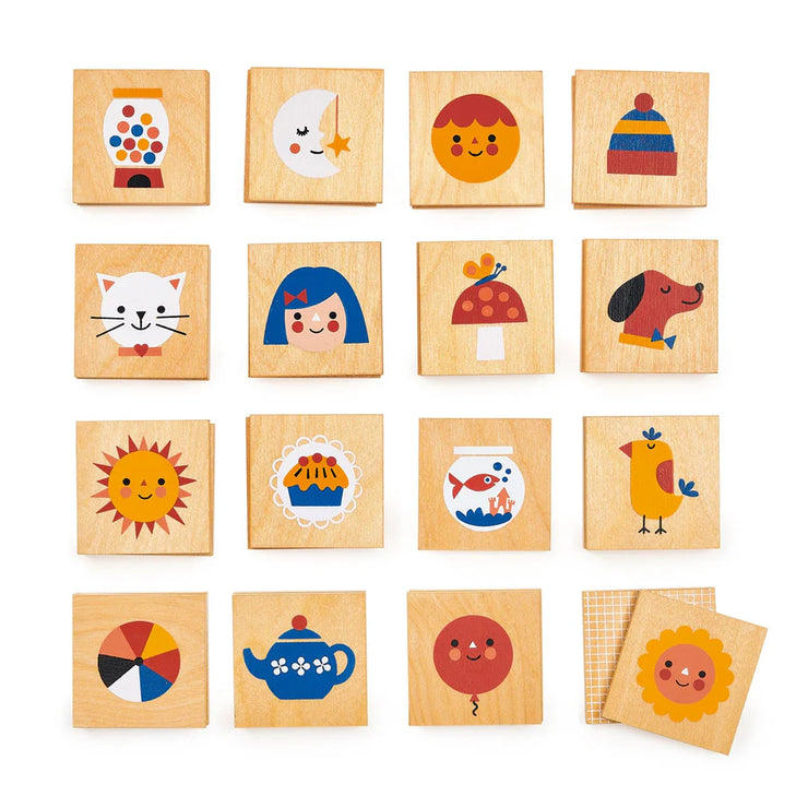 Mentari Wooden Memory Game