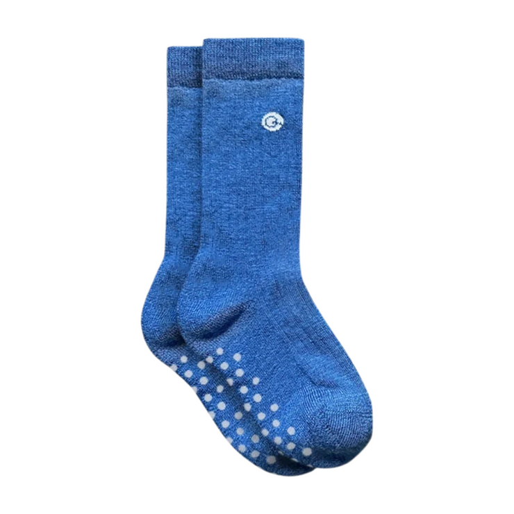 Merino Wool Midweight Kids Socks - Midnight