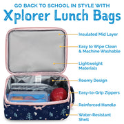 Kids' Lunch Bag - Navy Forest