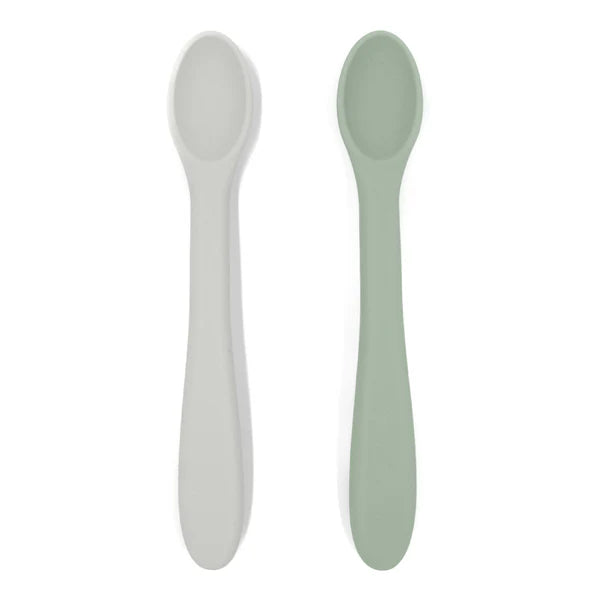 noüka Feeding Spoon Set - Leaf/Light Storm
