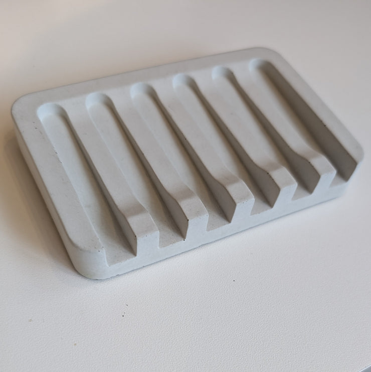 Concrete Soap Dish - Natural Grey