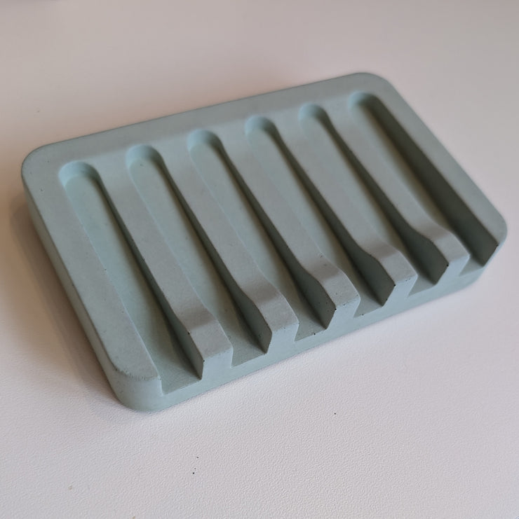 Concrete Soap Dish - Sage Green