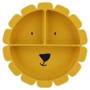 Trixie Silicone Divided Suction Plate - Mr. Lion