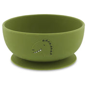 Trixie Silicone Bowl With Suction - Dino