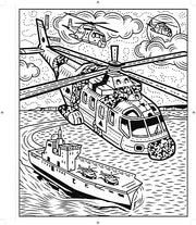 Planes and Helicopters Magic Painting Book