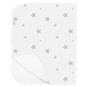 Organic Jersey | Flat Changing Pad - Grey Stars