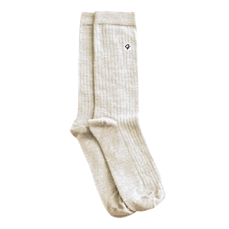 Merino Wool Lightweight Adult Socks - Oatmeal