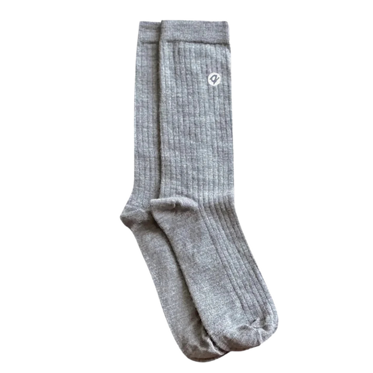 Merino Wool Lightweight Adult Socks - Grey