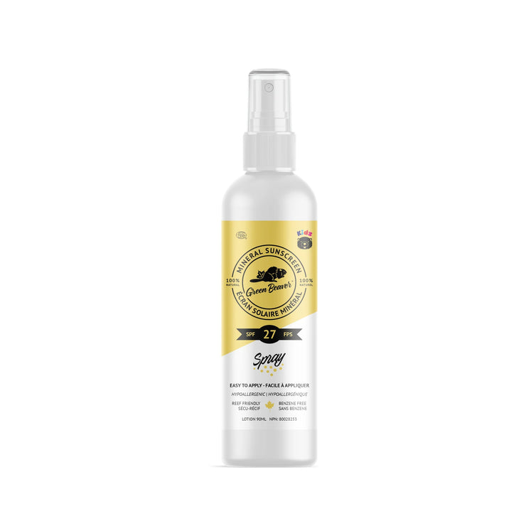 Mineral Sunscreen for Kids - SPF 27 Spray