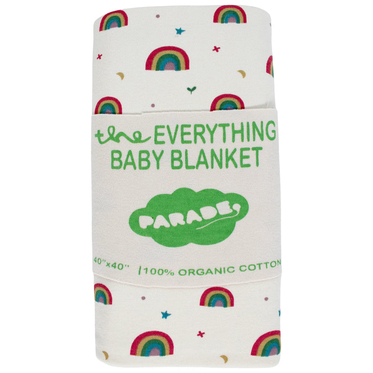 Parade Organics Everything Organic Baby Blanket - Rainbows