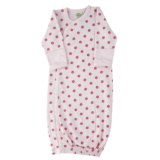 Parade Organics Baby Kimono Gown | Honeysuckle Daisies