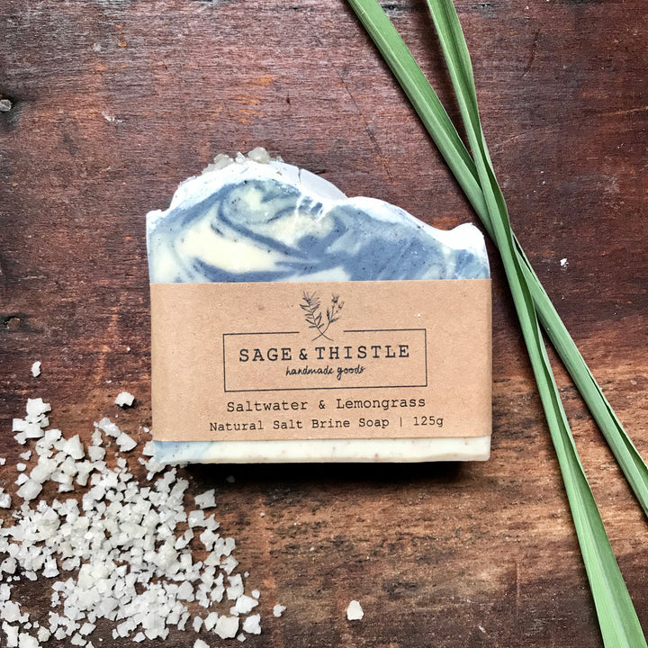 Saltwater & Lemongrass Natural Soap