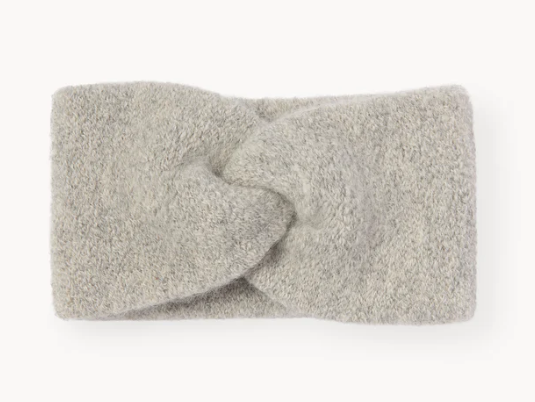 Alpaca Twisted Headband - Petina Grey