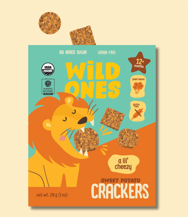 Wild Ones "Cheezy" Sweet Potato Crackers