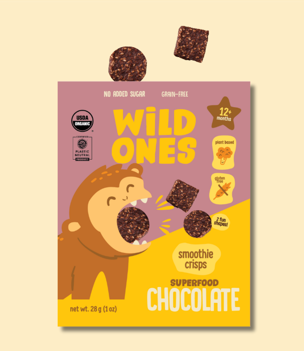 Wild Ones Smoothie Crisps - Superfood Chocolate
