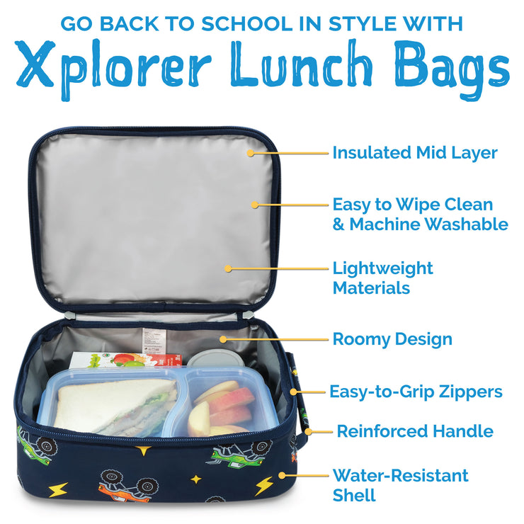 Kids' Lunch Bag - Big Trucks