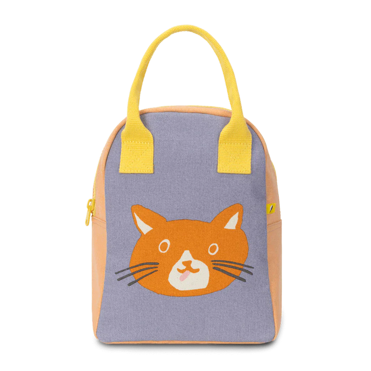 Fluf Organic Cotton Lunch Bag - Cat