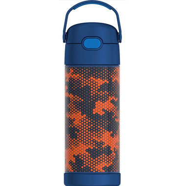 Thermos FUNtainer 14oz Water Bottle with Straw Top - Digitial Camo
