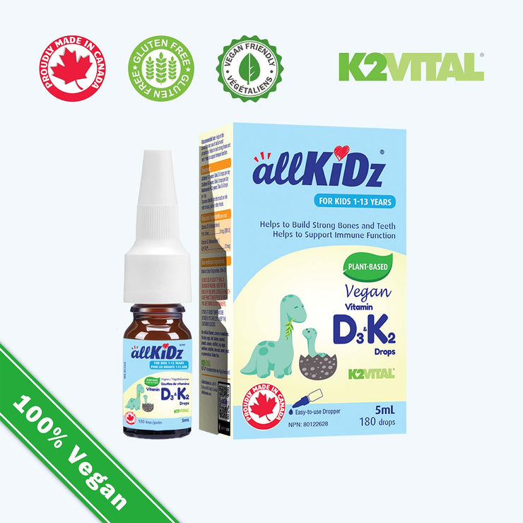 AllKiDz Vitamin D3 + K2