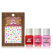 Kids Nail Polish Set - All The Heart Eyes