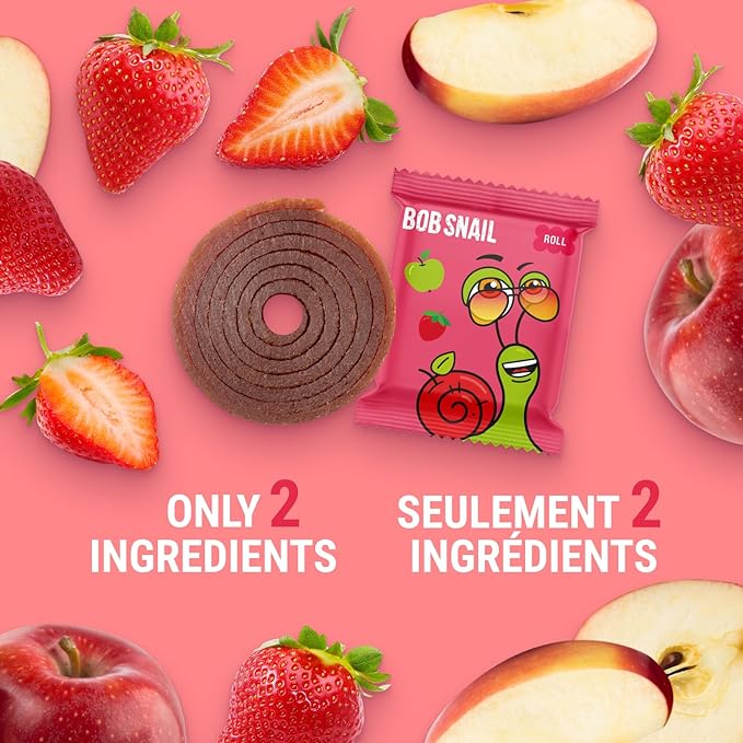 Bob Snail Apple Strawberry Rolls