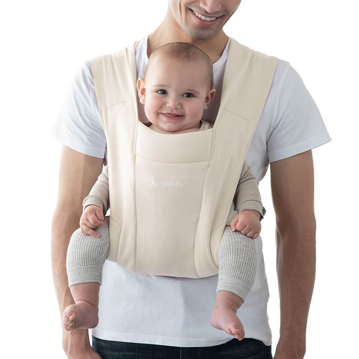 Ergo Embrace Soft Knit Newborn Carrier - Cream