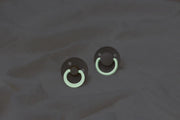 BIBS GLOW Natural Rubber Pacifier 2 PK Round - 0-6 Months