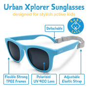 Jan & Jul Kids Sunglasses - Sky Blue