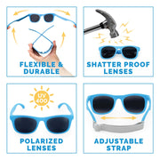 Jan & Jul Kids Sunglasses - Sky Blue
