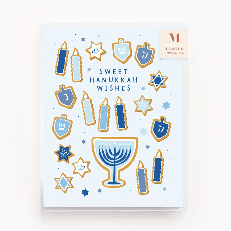 Hanukkah Cookies Greeting Card