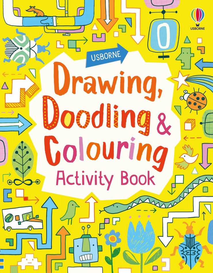 Drawing, Doodling, and Colouring Activity Book