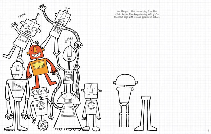 Drawing, Doodling, and Colouring Activity Book