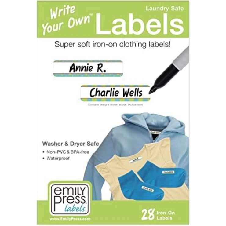 Iron-On Clothing Labels