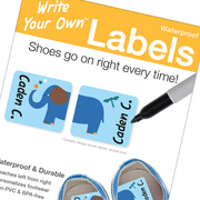 Write-Your-Own Shoe Labels