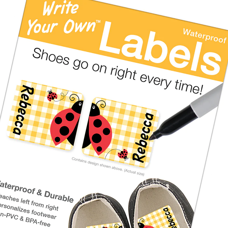 Write-Your-Own Shoe Labels