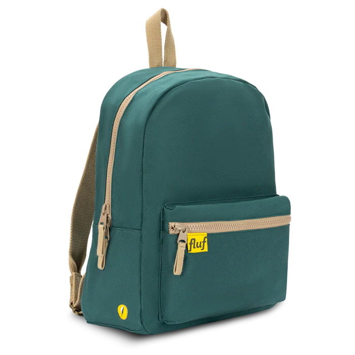 Fluf Organic Cotton Canvas Backpack - Cypress