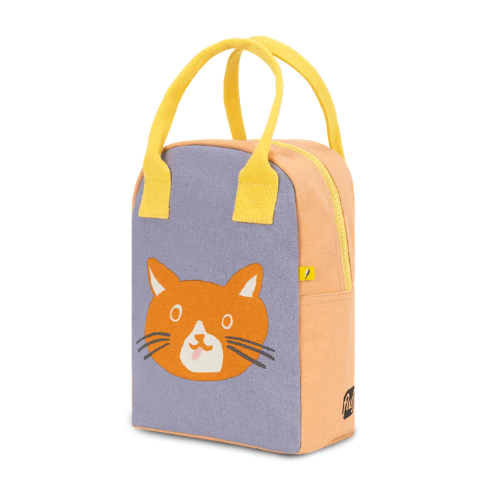 Fluf Organic Cotton Lunch Bag - Cat