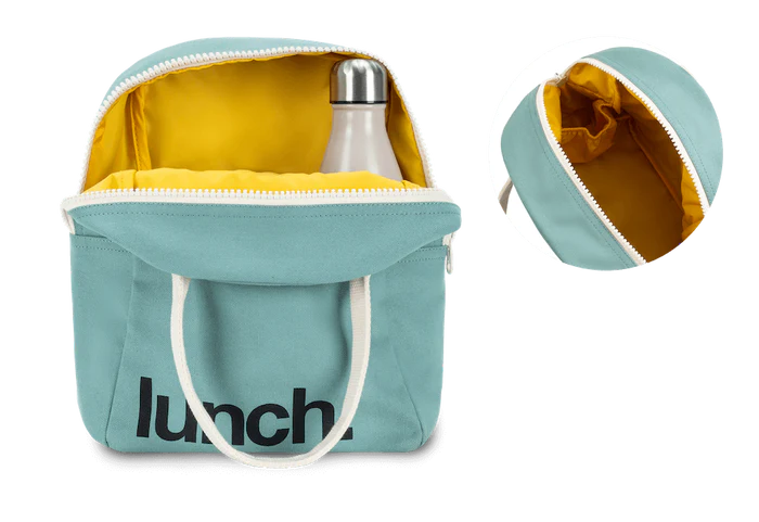 Fluf Organic Cotton Lunch Bag - Teal