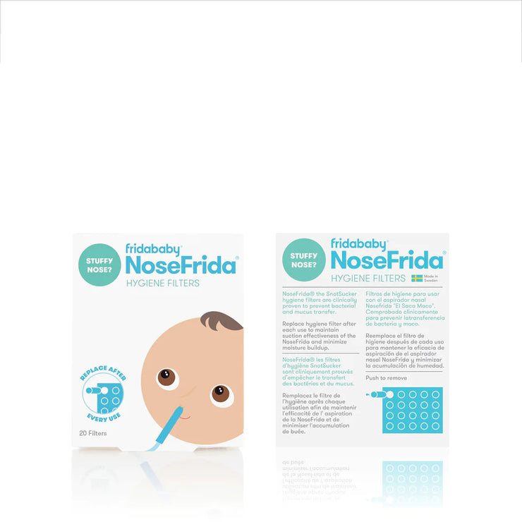 NoseFrida Snot Sucker Nasal Aspirator Filters - 20pk