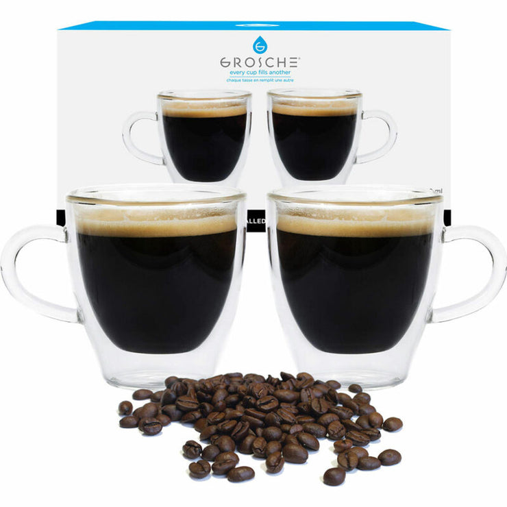 Double Wall Espresso Glass Cups