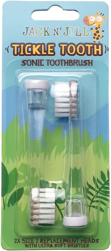 Tickle Tooth Sonic Toothbrush Replacement Heads 2pk