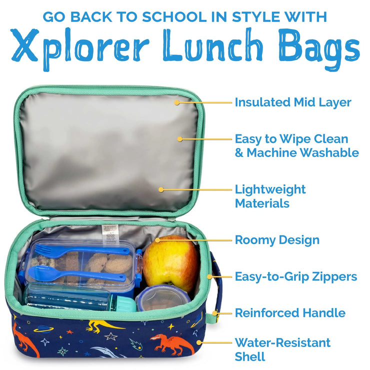 Kids' Lunch Bag - Space Dinos