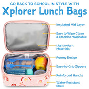 Kids' Lunch Bag - Pink Rainbow