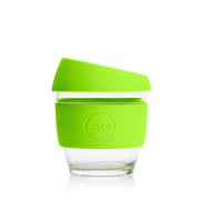 Reusable 8oz Glass Cup - Lime