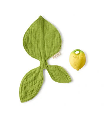 Oli & Carol Mini Lovey Teether - John Lemon