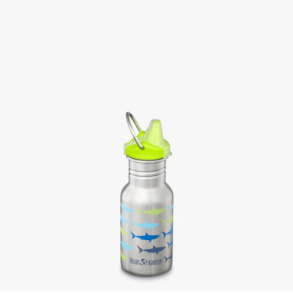 Klean Kanteen Water Bottle with Sippy Top - Sharks