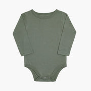 Mini Mioche Organic Long Sleeve Onesie - Thyme