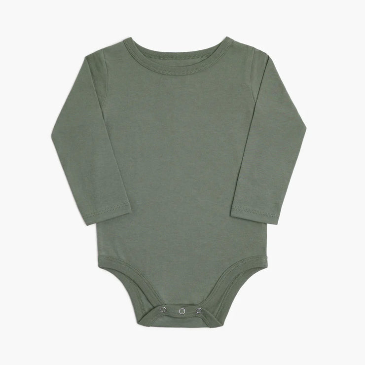 Mini Mioche Organic Long Sleeve Onesie - Thyme