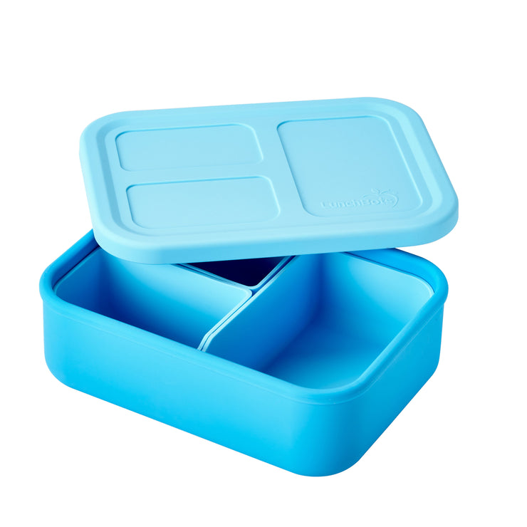 Lunchbots Small Silicone Build-A-Bento Box - Ocean Blue